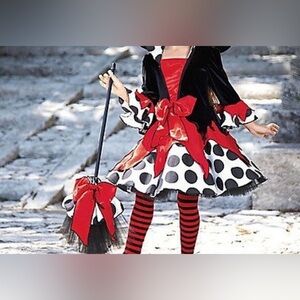 CHASING FIREFLIES Wish craft Princess Paradise SAMANTHA POLKA DOT WITCH COSTUME